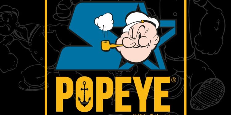 Starter lança collab inédita em homenagem a Popeye